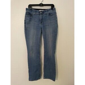 Levis 525 Jeans Straight Leg Perfect Waist Womens 12 Blue 31x30 Medium Wash